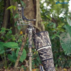 thumbnail Tripod Leofoto LS-365C + đầu gimbal PG-1 Full Camo - 3