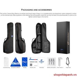 thumbnail Tripod Leofoto LS-365CEX + đầu gimbal PG-1 Full Camo - 3