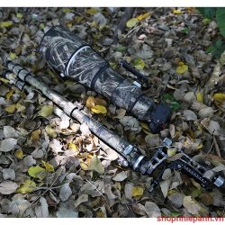 thumbnail Tripod Leofoto LS-365CEX + đầu gimbal PG-1 Full Camo - 6