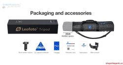 thumbnail tripod Leofoto LV-324C + đầu quay BV-10 - 8