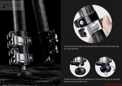 thumbnail Tripod Leofoto LVM-323C + đầu quay BV-10 - 1