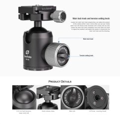 thumbnail tripod Leofoto LX-324CT + đầu ball XB-38 - 6