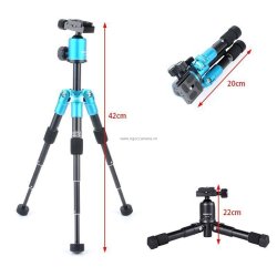 thumbnail Tripod mini Cambofoto M225 chưa kèm ballhead - 1