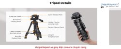 thumbnail Tripod mini desktop K&F concept S233A0 (KF09.166) - 8