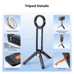 thumbnail Tripod mini nam châm magsafe để bàn đa năng K&F concept MS-47  K31.139 - 3