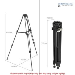 thumbnail Tripod  Smallrig FreeBlazer Heavy-Duty Aluminum Alloy AD-80 4164 - 1
