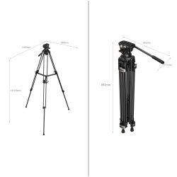thumbnail Tripod SmallRig Heavy-Duty Fluid Head AD-01 3751 - 3