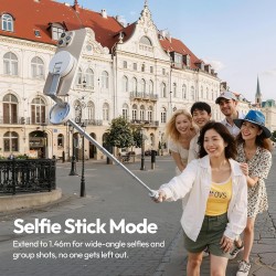 thumbnail Tripod tự mở Ulanzi MT85 MAGSAFE smartphone màu trắng - 3