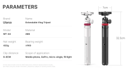 thumbnail Tripod Ulanzi MT-44 for smartphone - 4