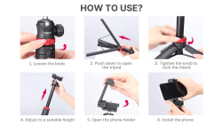 thumbnail Tripod Ulanzi MT-44 for smartphone - 3