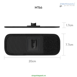 thumbnail Tripod Ulanzi MT66 ClipMate kèm giá đỡ balo thao tác nhanh DJI Osmo action 3/4/5pro/Osmo 360 - 9