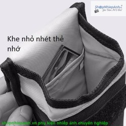 thumbnail túi chống shock flash có kèm hộc pin - 2