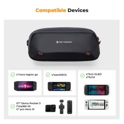 thumbnail Túi K&F Concept  đa năng Portable Carrying Case for Switch 2/Steam Deck/DJI Osmo Pocket 3/Mobile 7P/GoPro/Insta360 Action Cameras Digital Accessories (KF13.227) - 0