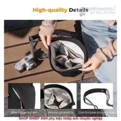 thumbnail Túi K&F concept Sling bag KF13.168V2 Urban Wander U11 5L Black - 2