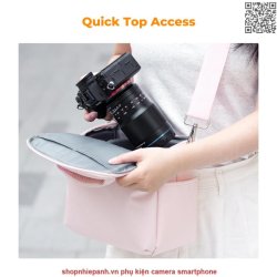 thumbnail Túi K&F concept Sling bag KF13.179V2 Urban Wander Pink U05 5L - 0