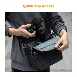 thumbnail Túi K&F concept Sling bag KF13.179V1 Urban Wander Blue U05 5L - 0