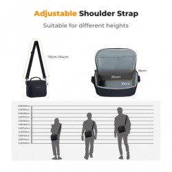 thumbnail Túi K&F concept Sling bag KF13.179V1 Urban Wander Blue U05 5L - 5