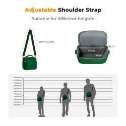 thumbnail Túi K&F concept Sling bag KF13.179V8 Urban Wander Green U05 5L - 5