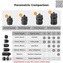 thumbnail Túi lens K&F concept KF13.189 size S (7x11cm) - 2
