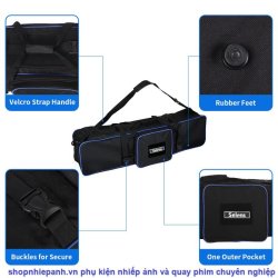 thumbnail Túi phụ kiện đèn chân đèn đa năng Selens 105cm chống shock chống nước - 4