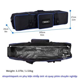 thumbnail Túi phụ kiện đèn chân đèn đa năng Selens 105cm chống shock chống nước - 0