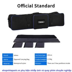 thumbnail Túi phụ kiện đèn chân đèn đa năng Selens 105cm chống shock chống nước - 5