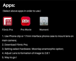 thumbnail Ulanzi 1.55XT Anamorphic Lens góc rộng dành cho điện thoại - 5