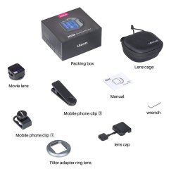 thumbnail Ulanzi 1.55XT Anamorphic Lens góc rộng dành cho điện thoại - 3