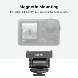 thumbnail Ulanzi CA22 – Adapter hotshoe ngàm sử dụng cho DJI Action3/4/5pro Pocket 3/4 - 0