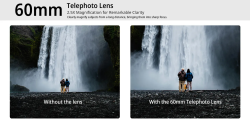 thumbnail Ulanzi CL-006  2.5X telephoto lens 60mm for smartphone - 1