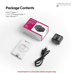 thumbnail Ulanzi LA10 Mini Flash Trigger tích hợp TX và RX for all camera - 5