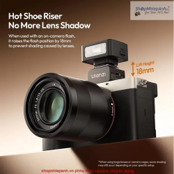 thumbnail Ulanzi LA10 Mini Flash Trigger tích hợp TX và RX for all camera - 1