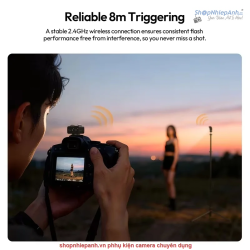 thumbnail Ulanzi LA10 Mini Flash Trigger tích hợp TX và RX for all camera - 3