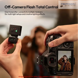 thumbnail Ulanzi LA10 Mini Flash Trigger tích hợp TX và RX for all camera - 0