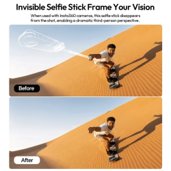 thumbnail Ulanzi MT98 Gậy selfie cầm tay tàng hình dài 57cm dùng cho Insta360 X5 X4, DJI Action 4 5 6 - 6