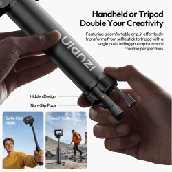 thumbnail Ulanzi MT98 Gậy selfie cầm tay tàng hình dài 57cm dùng cho Insta360 X5 X4, DJI Action 4 5 6 - 0