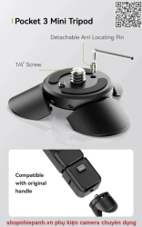 thumbnail Ulanzi PK-08 mini tripod for DJI Osmo Pocket 3 - 1