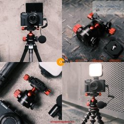 thumbnail Ulanzi U-70 Mini panorama vlog Ball Head Dual 360 - 8
