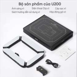thumbnail Ulanzi U200 ring light video rig- Đèn LED sạc tích hợp ngàm dành cho Điện thoại và Máy ảnh - 3