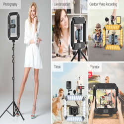 thumbnail Ulanzi U200 ring light video rig- Đèn LED sạc tích hợp ngàm dành cho Điện thoại và Máy ảnh - 2