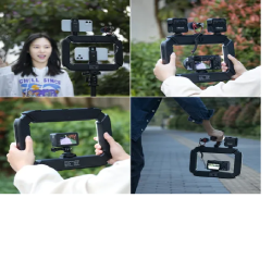 thumbnail Ulanzi U200 ring light video rig- Đèn LED sạc tích hợp ngàm dành cho Điện thoại và Máy ảnh - 1