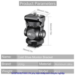 thumbnail Ulanzi UURig R015 cold shoe monitor mount - 6