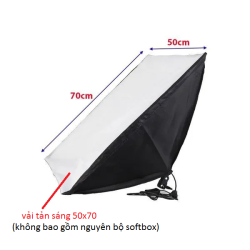 thumbnail Vải tản sáng softbox 50x70cm