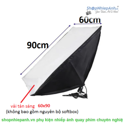 thumbnail Vải tản sáng softbox 60x90cm