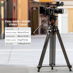 thumbnail Video Tripod Pro K&F concept KF09.121 - 2