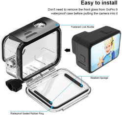 thumbnail vỏ chống nước waterproof case for Gopro 9 10 11 - 1