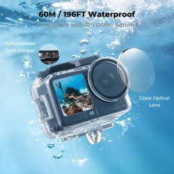 thumbnail Waterproof Case for DJI Osmo Action 6 hiệu K&F concept KF12.0048 - 0