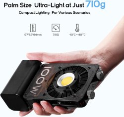 thumbnail ZHIYUN CINEPEER CX100 COB LED Video Light 100W Bi-color 2700K-6500K Battery 4500mah CRI96+ TLCI97+ - 1