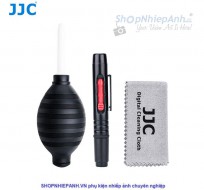 Bộ vệ sinh Cleaning kit CL3 JJC (lens pen, xịt bụi, khăn microfiber)