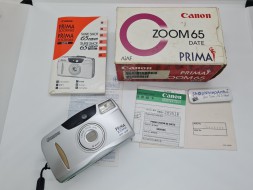 Máy ảnh film Canon Prima zoom 65 date (sưu tầm)